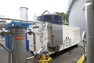 شرکت اسکانیا با تولیدکنندگان انرژی از زباله در سوئد در زمینه آزمایشات نوین بیوگاز همکاری می‌کند